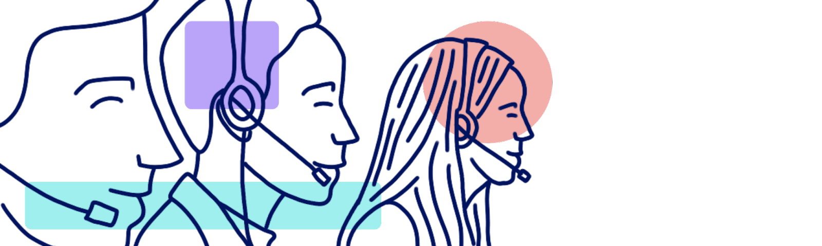 Focused customer support team 