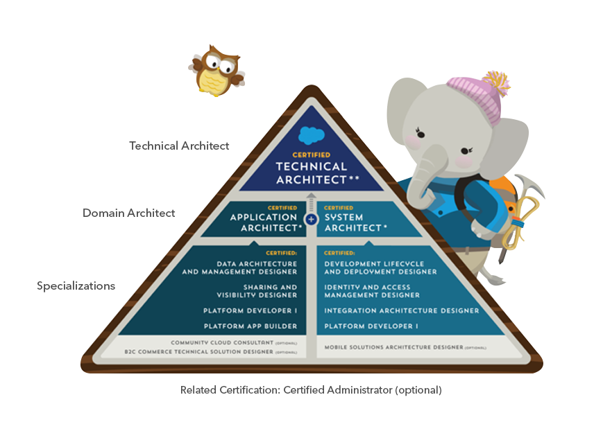 This is how a Salesforce professional can rise to a Technical Architect role: